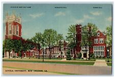 c1940's Loyola University Exterior New Orleans Louisiana LA Unposted Postcard picture