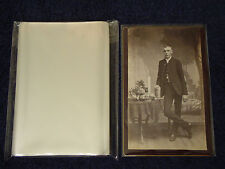 500 CABINET CARD Cab Photo SLEEVES Pack/Lot ARCHIVAL SAFE Quality 1.5 Mil Poly picture