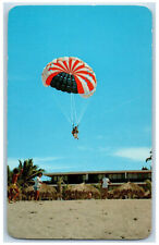 Puerto Vallarta Jalisco Mexico Postcard The Parachute Ride c1950's Vintage picture