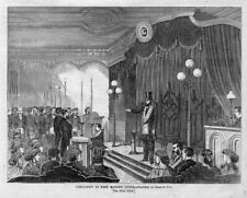 KANE MASONIC LODGE DEDICATION GRAND LODGE OF FREE MASONS 1867 HISTORY NEW YORK picture