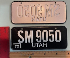 UTAH 1970 Post Honeycomb Cereal license plate   SM 9050 picture