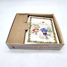 Vintage Strawberry Shortcake Stationary Christmas Cards American Greetings 1981 picture
