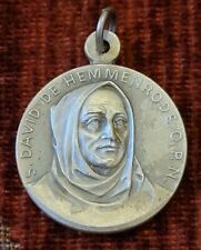 St. David d'Hemmerode Vintage & New Medal Catholic Religious  picture