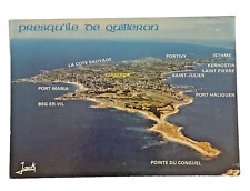 General View La Presqu'ile de Quiberon Brittany France Postcard Unposted picture