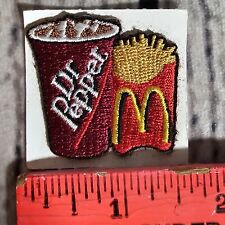 Mcdonalds Dr Pepper Patch French Fries Iron On picture
