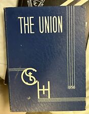 VINTAGE 1956 UNION HIGH SCHOOL YEARBOOK ST CHARLES MICHIGAN picture