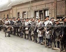 Black Watch Royal Regiment Of Scotland WWI 8x10 RARE COLOR Photo 600 picture