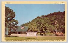 Postcard Lincoln Tavern and Boyhood Home, Knob Creek bt Hodgenville & Bardstown picture
