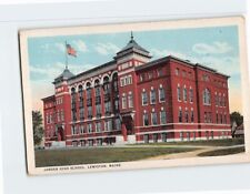 Postcard Jordan High School Lewiston Maine USA picture