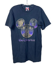 Vtg Walt Disney World Mickey Inc Mouse Big Head Single Stitch T Shirt Black Sz M picture