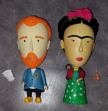 Today Is Art Day Figure Frida Kahlo Vincent Van Gogh Lot Of 2 Painter Artist  picture