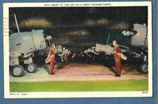 441 WWII  Postcard AT-6 Planes At Foster Field Victoria Texas Soldiers Mail 1942 picture