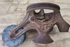 ANTIQUE NEY? HAY TROLLEY-BOTTOM-UNLOADER  CAST IRON  LOOK 1887 PATIENT PARTS picture
