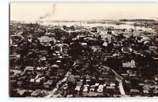 1930 Punchbowl View Downtown Honolulu like Aerial~RPPC Hawaii Photo Postcard -P1 picture