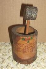 VINTAGE ANTIQUE WOODEN KENTUCKY THE BLUEGRASS STATE SOUVENIR TOOTHPICK HOLDER picture