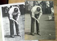 VINTAGE GOLF CHAMPION PHOTO USED IN A BOOKVINTAGE GOLFER ORIGINAL HENRY COTTON  picture