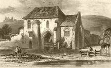 KENT. St Martin's Priory, near Dover. DUGDALE 1845 old antique print picture picture