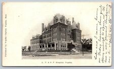 Topeka Kansas Atchison Topeka Santa Fe Railroad Hospital Corham Maine 1906 A55 picture