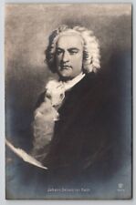 Johann Sebastian Bach Composer Portrait Postcard X26 picture