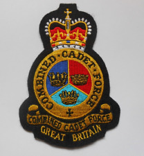 COMBINED CADET FORCE   OF GREAT BRITAIN  SQUADRON    cloth  patch picture