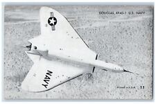c1905 US Navy Test Airplane Douglas XF4-D Unposted Antique Postcard picture