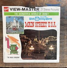 GAF View-Master WALT DISNEY WORLD MAIN STREET U.S.A. / 3 Reels A 947/ No Booklet picture