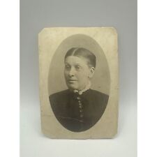 Antique Victorian Photograph of Woman 19th Century Sepia Toned Family Heirloom picture