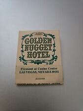 Matchbook Golden Nugget Hotel  Las Vegas  White Unstruck Vintage  picture