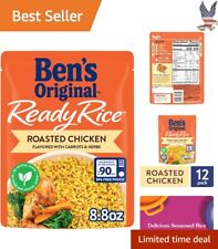 Chicken Flavored Rice - 90 Second Microwaveable, Rich Flavor - 8.8 OZ Pack of 12 picture