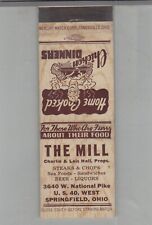 Matchbook Cover The Mill Springfield, OH picture