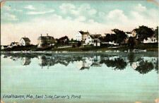 1910. VINALHAVEN, ME. EAST SIDE, CARVER'S POND. POSTCARD QQ12 picture
