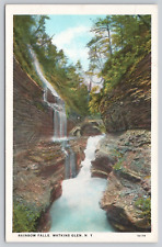 Postcard Rainbow Falls Watkins Glen New York picture