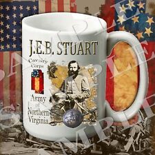 J.E.B. Stuart Classic Design 15-ounce American Civil War themed coffee mug picture