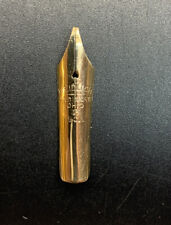 WEIDLICH #2 14K Gold Pen Nib Cincinnati OHIO Fine Point with Section VINTAGE VTG picture