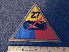 WWII 27th ARMOR (U.S. Army) PATCH - NEW picture
