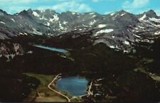 Postcard CO Brainard and Long Lakes Front Range Continental Divide Old PC J7277 picture