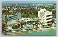 Postcard The Beautiful Americana Hotel Bal Harbour Florida picture