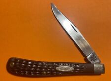 A CASE XX 61048 SSP 10 Dot Vintage 3 1/2” Bone Handles Single 3 1/4” Blade Used picture