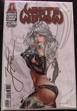 WHITE WIDOW #2 - JAMIE TYNDALL RED FOIL VARIANT SIGNED With Gold Ink picture