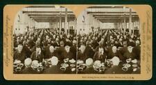 b157, Keystone Stereoview #8016, Dining Room, Soldiers Home, Marion, IN, 1898 picture