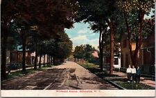 SALAMANCA NY - Wildwood Avenue Postcard - 1909 picture