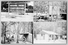 postcard RPPC Real Photo Ocean View Campground Ocean View New jersey B3 picture