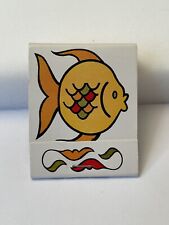 Vintage Matchbook Never Fish In Troubled Waters Words To Live By Quotes Gospel  picture