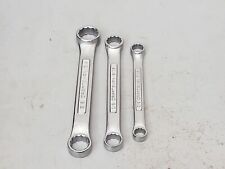 Vintage Craftsman Double Box End Stubby Wrench Set Of 3 V Series U.S.A. NOS picture