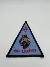 BSA Boy Scouts OA Merged California Lodge Mirimichi 102 1961 Pow Wow Patch picture