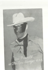 Original Exhibit Arcade Card The Lone Ranger Lee Powell EX picture