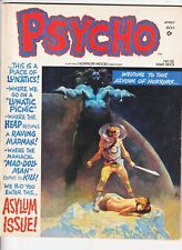PSYCHO #12  SKYWALD HORROR MONSTER comic magazine   1973 WWII STORY JEFF JONES picture