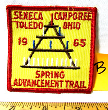 Vintage Seneca Spring 1965 Advancement Trail Camporee Patch Boy Scouts BSA B picture