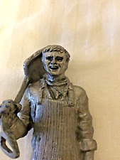 Man with Shovel Stoker or Water-tender, Railroad Worker Lead,Figurine picture