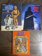 Vintage The Star Wars, Empire Strikes Back & Wookiee Storybook 1978 1979 1980 picture